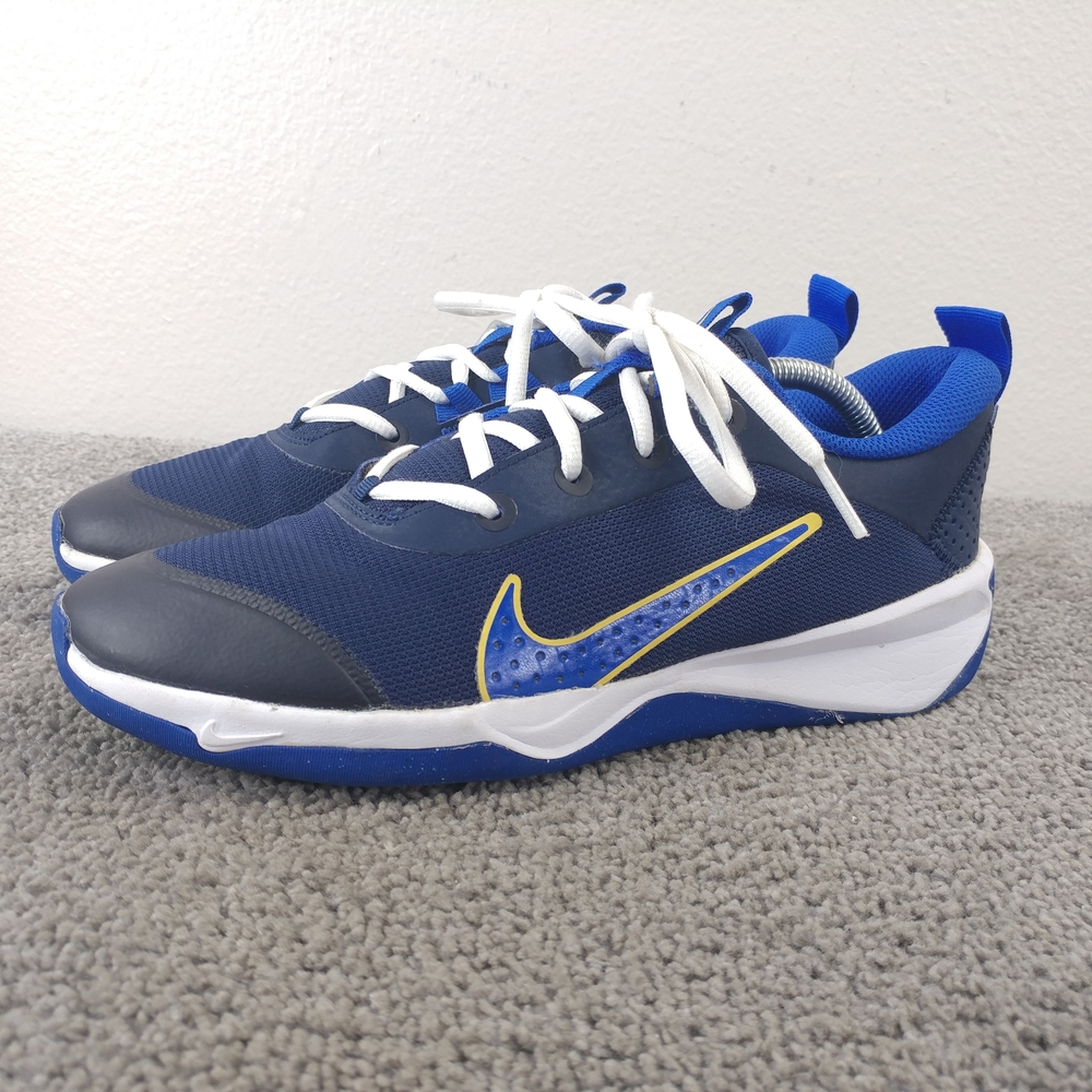 Nike Omni Multi-Court GS Boys Size 7Y Shoes Game Royal Blue Low Top Sneakers